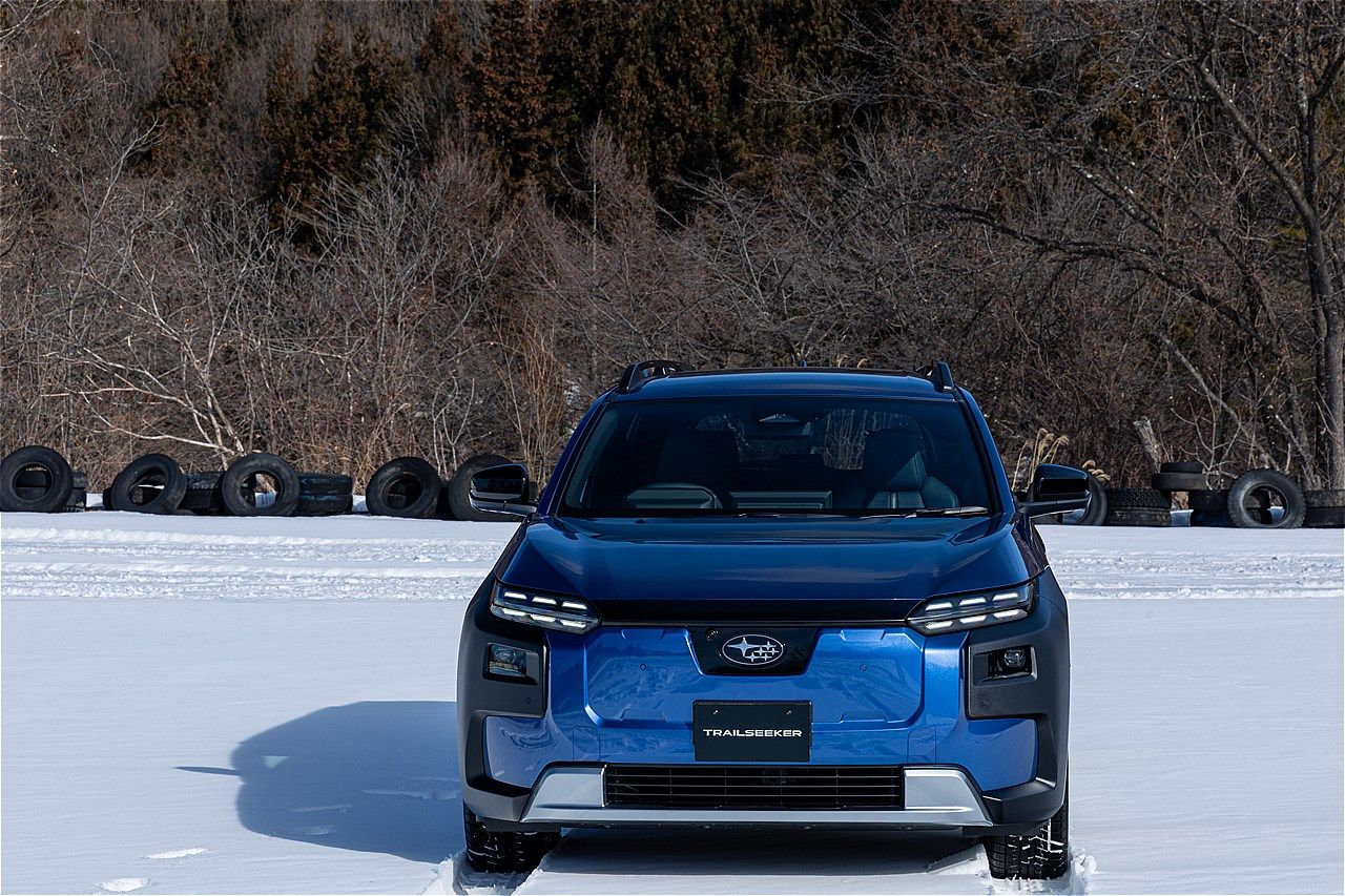 2026年4月上旬に正式発表予定、スバル新型BEV「トレイルシーカー」のプロトタイプ（写真：三木 宏章）