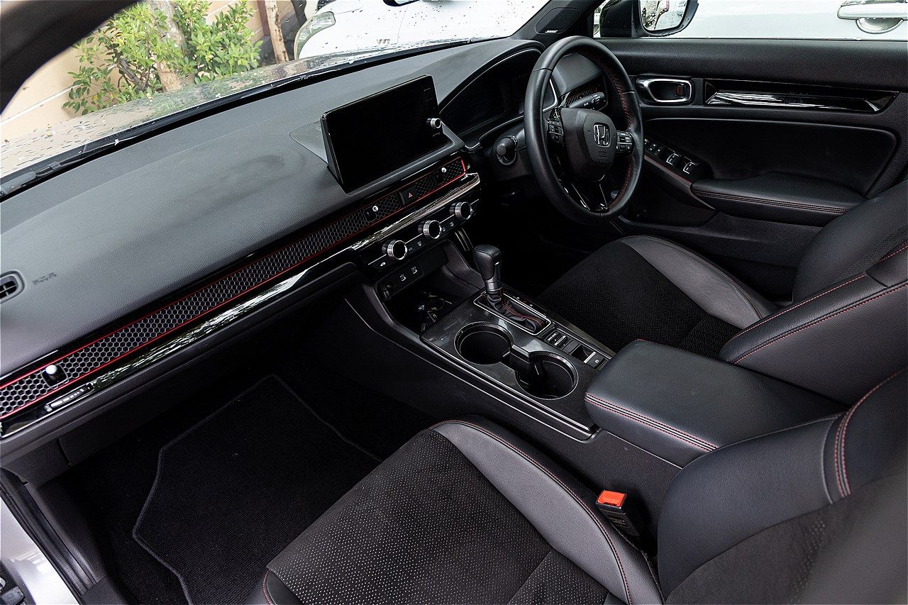 タイで試乗したホンダ「シビック e:HEV RS」（写真：筆者撮影）