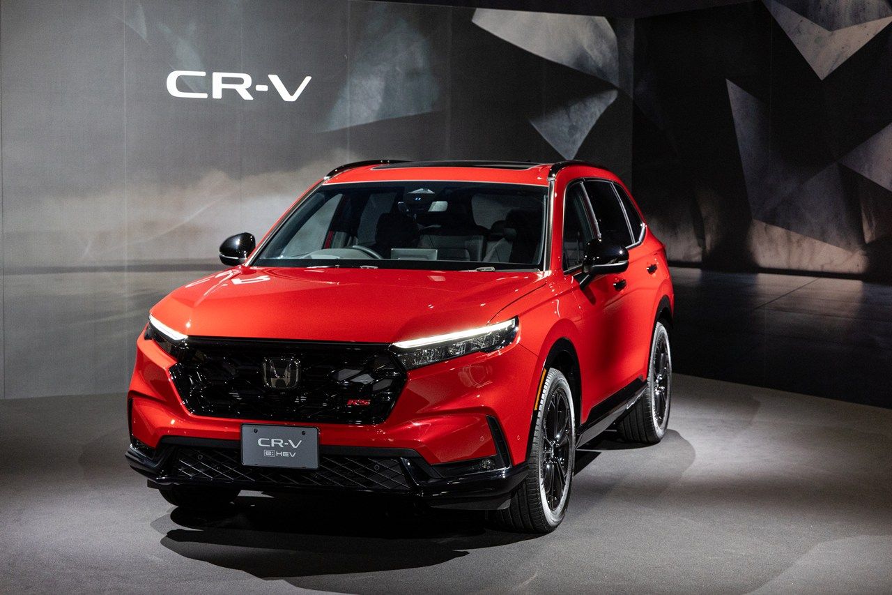 ホンダ新型「CR-V e:HEV」（写真：三木 宏章）
