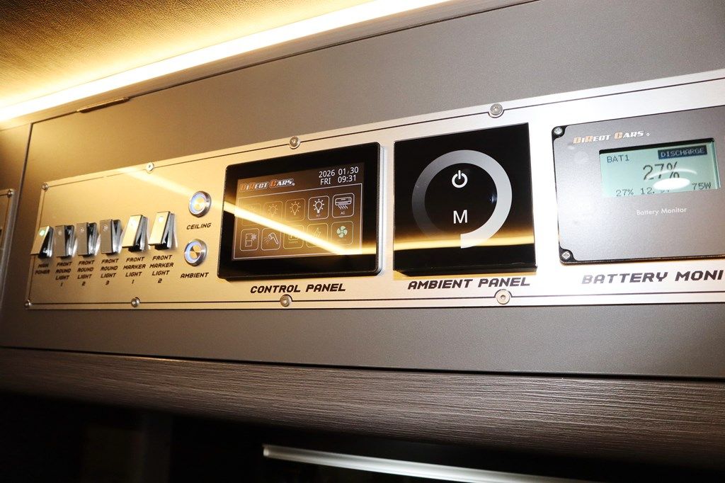 ダイレクトカーズの新作キャンピングカー「デューンローバー」（写真：筆者撮影）