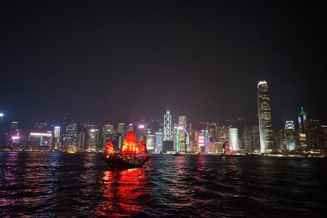 香港の夜景はまじでファンタスティック（筆者撮影）