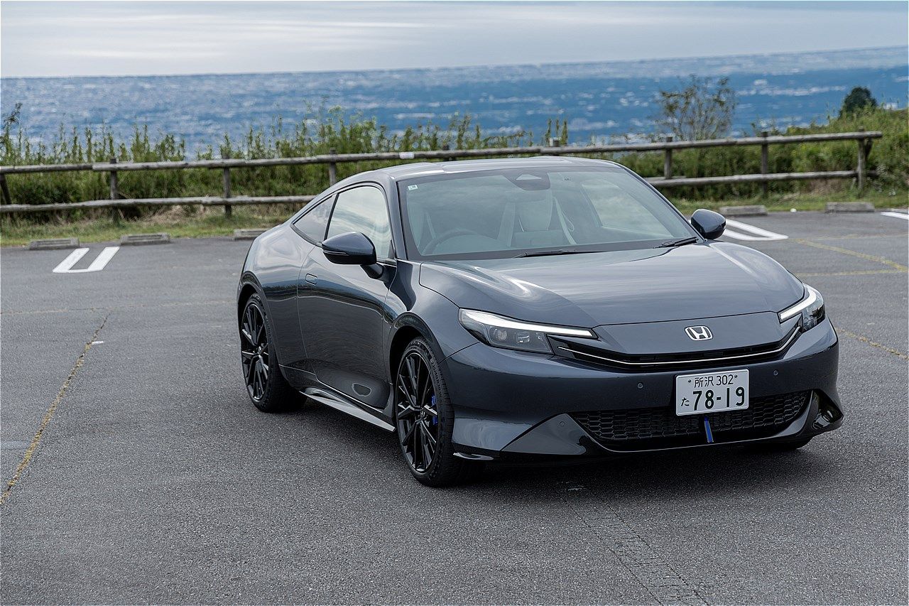 ホンダの新型「プレリュード」（写真：三木 宏章）