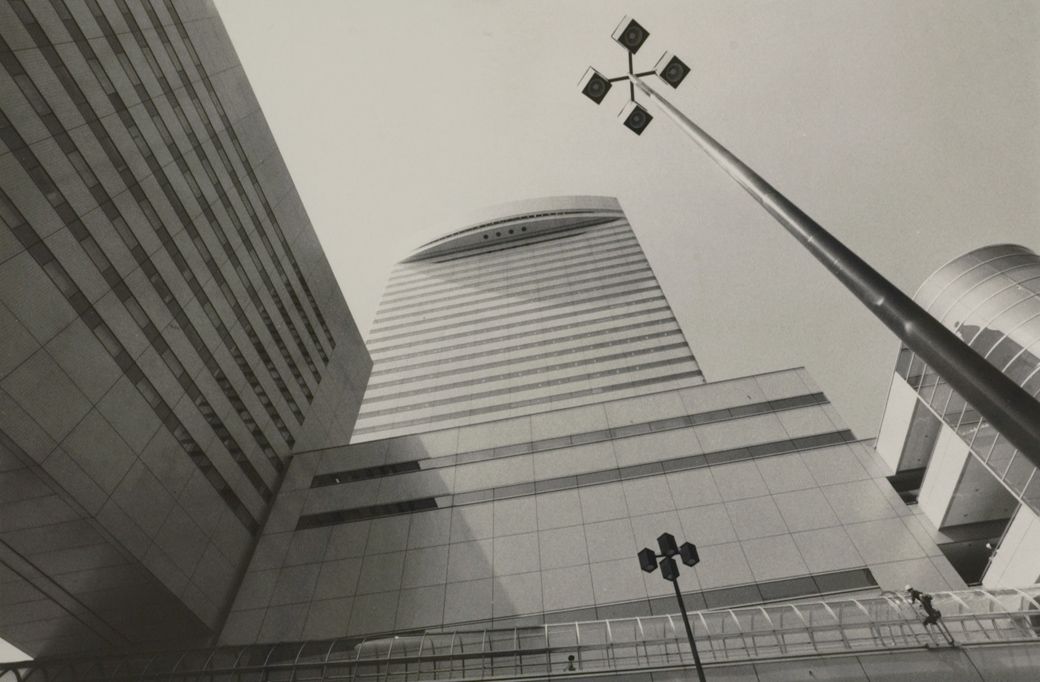 大宮市駅西口再開発・ソニックシティ（写真：1988年04月25日、高橋孫一郎撮影）