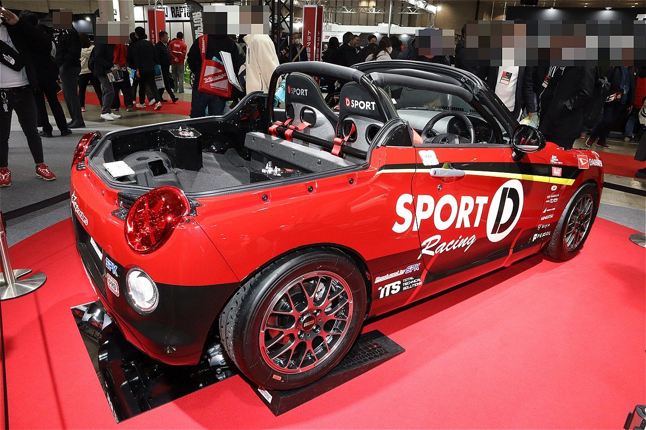 ダイハツの「K-オープン ランニングプロト2」（写真：筆者撮影）