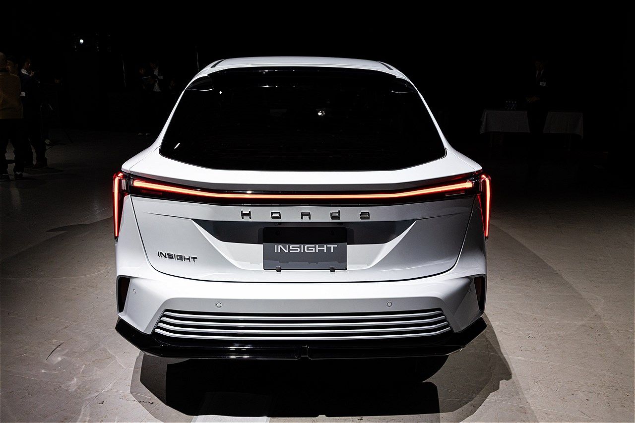 ホンダが2026年春発売を予定している新型BEV「インサイト」（写真：三木 宏章）