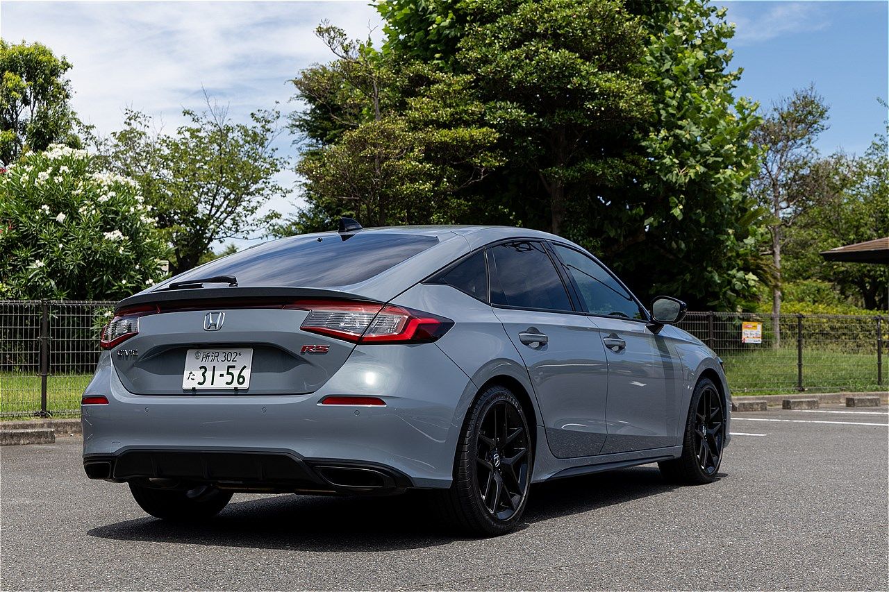 日本仕様のホンダ「シビックRS」（写真：筆者撮影）