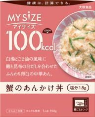 100kcalマイサイズ　蟹のあんかけ丼（写真：大塚食品）