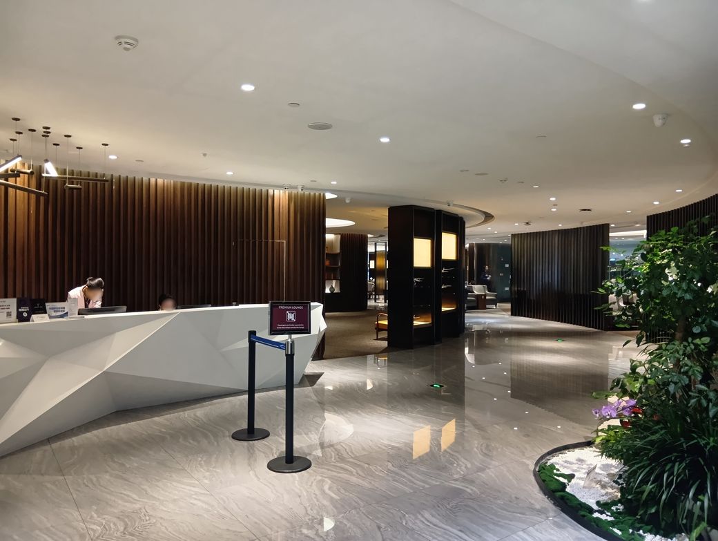 広州のラウンジ入り口はこんな感じ（筆者撮影）