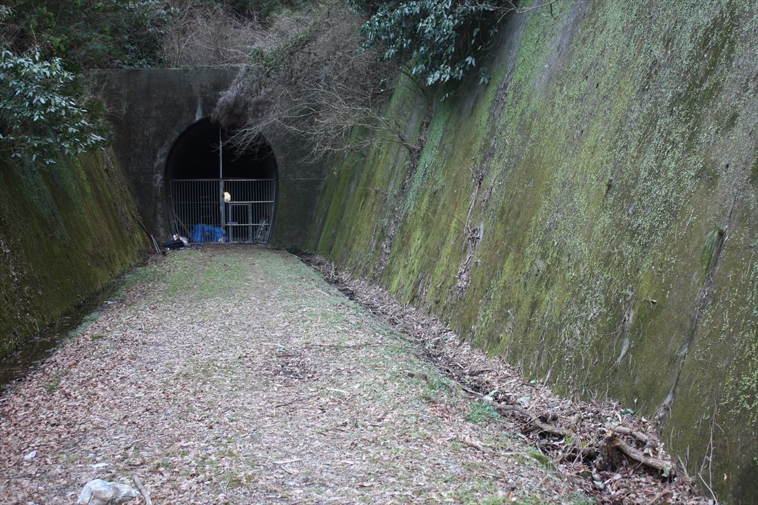 遠江二俣―山東間：山王トンネルの山東寄り坑口（筆者撮影）