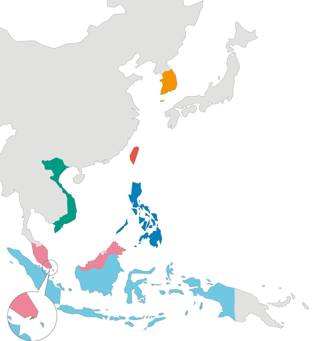 アジアのイメージ地図