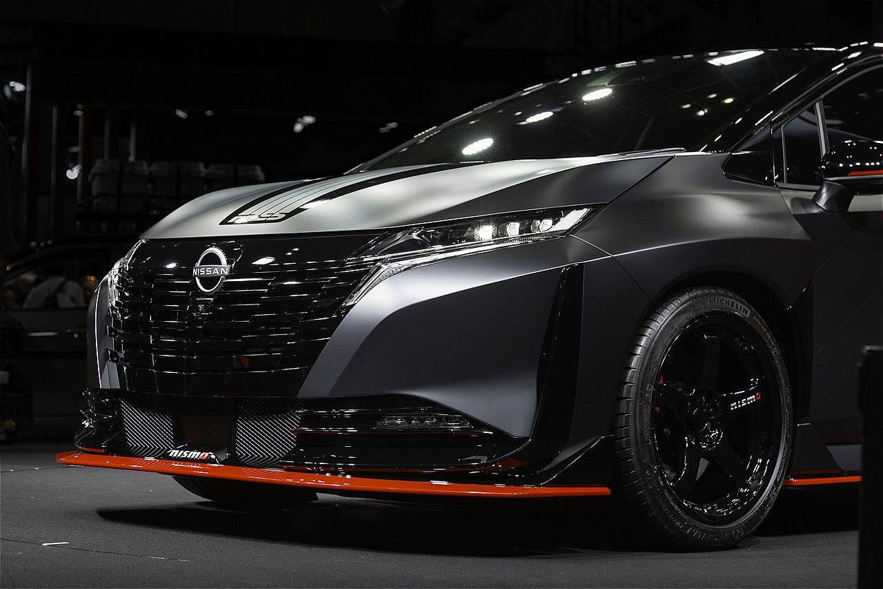 東京オートサロン2026で公開された日産「オーラNISMO RSコンセプト」（写真：場末モータープール）