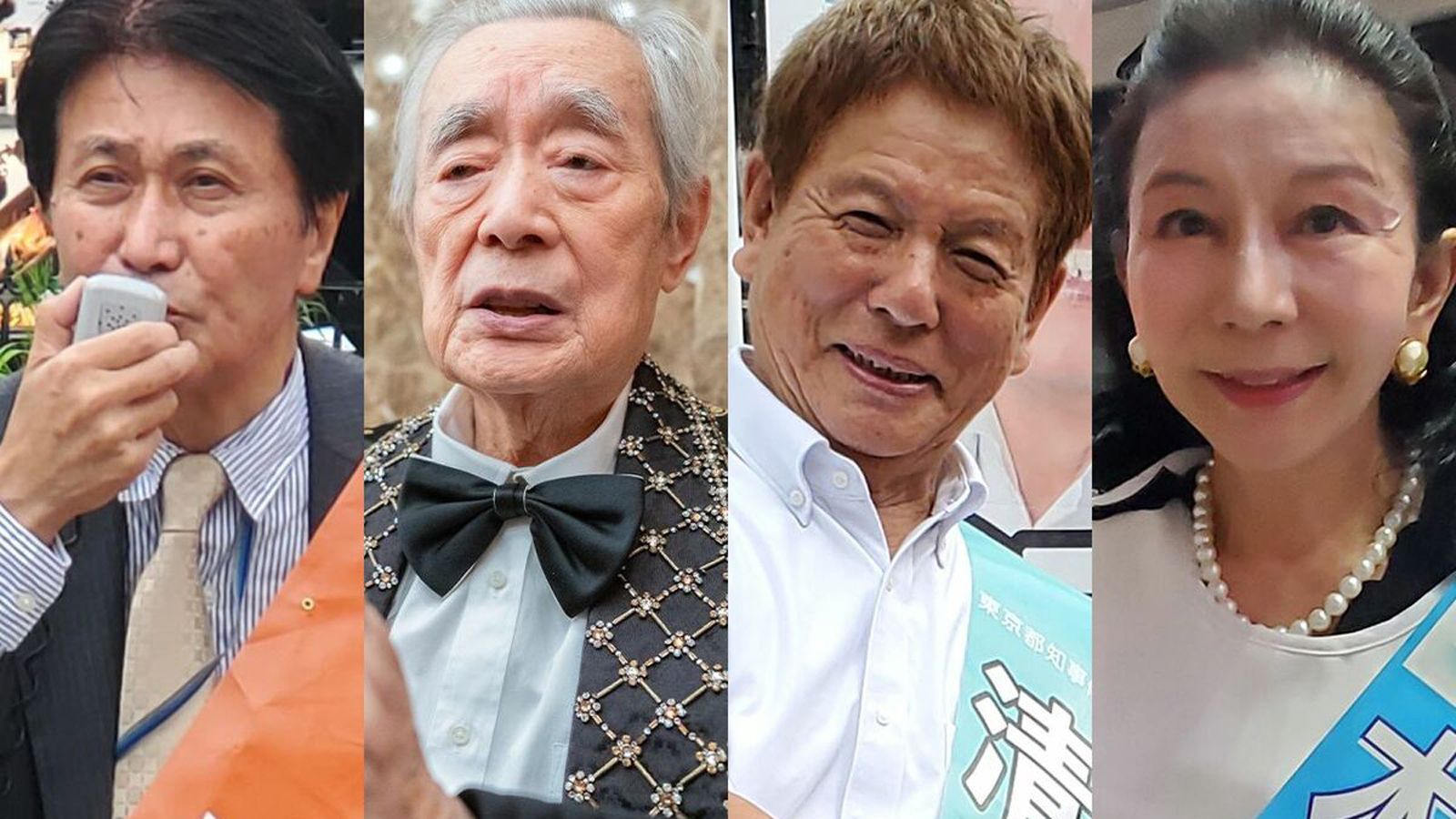 新藤伸夫氏、ドクター・中松氏、清水国明氏、木宮光喜副代表（写真：週刊女性PRIME編集部）