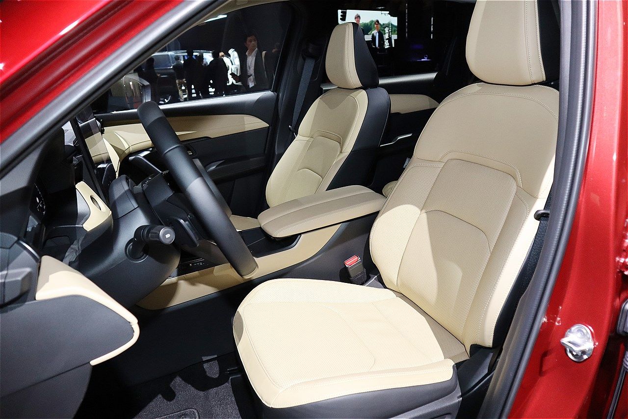 ジャパンモビリティショー2025に展示されたマツダの新型「CX-5」（筆者撮影）