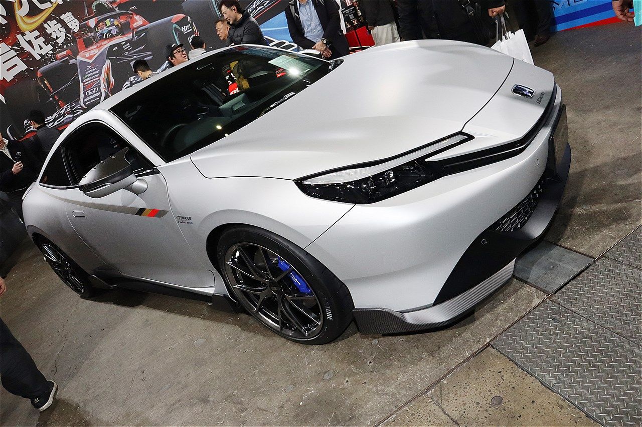 無限の展示車両（写真：筆者撮影）