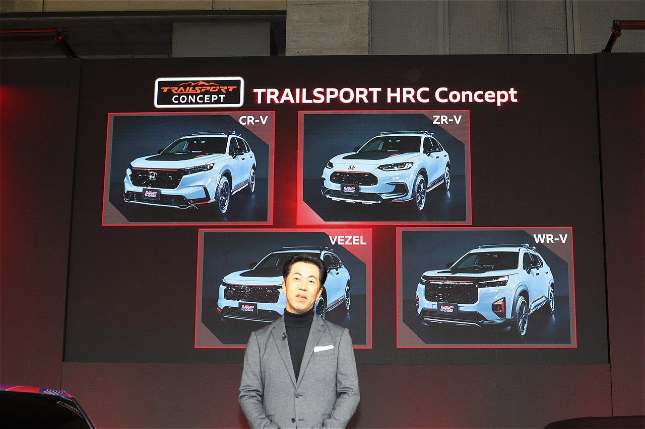 東京オートサロン2026における、ホンダのプレスカンファレンスの様子（写真：筆者撮影）