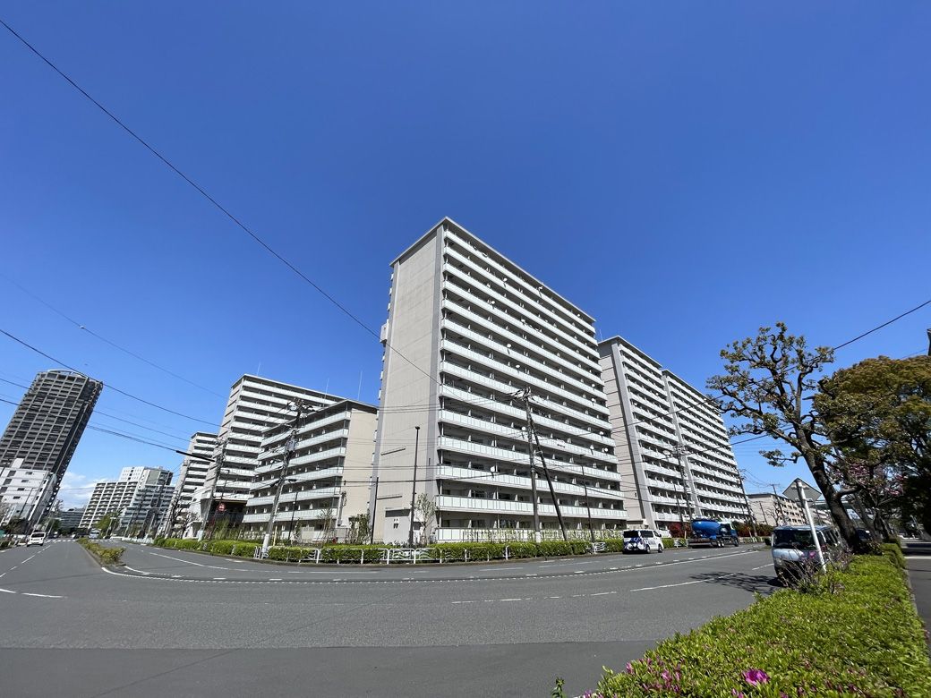 辰巳地区の団地（筆者撮影）