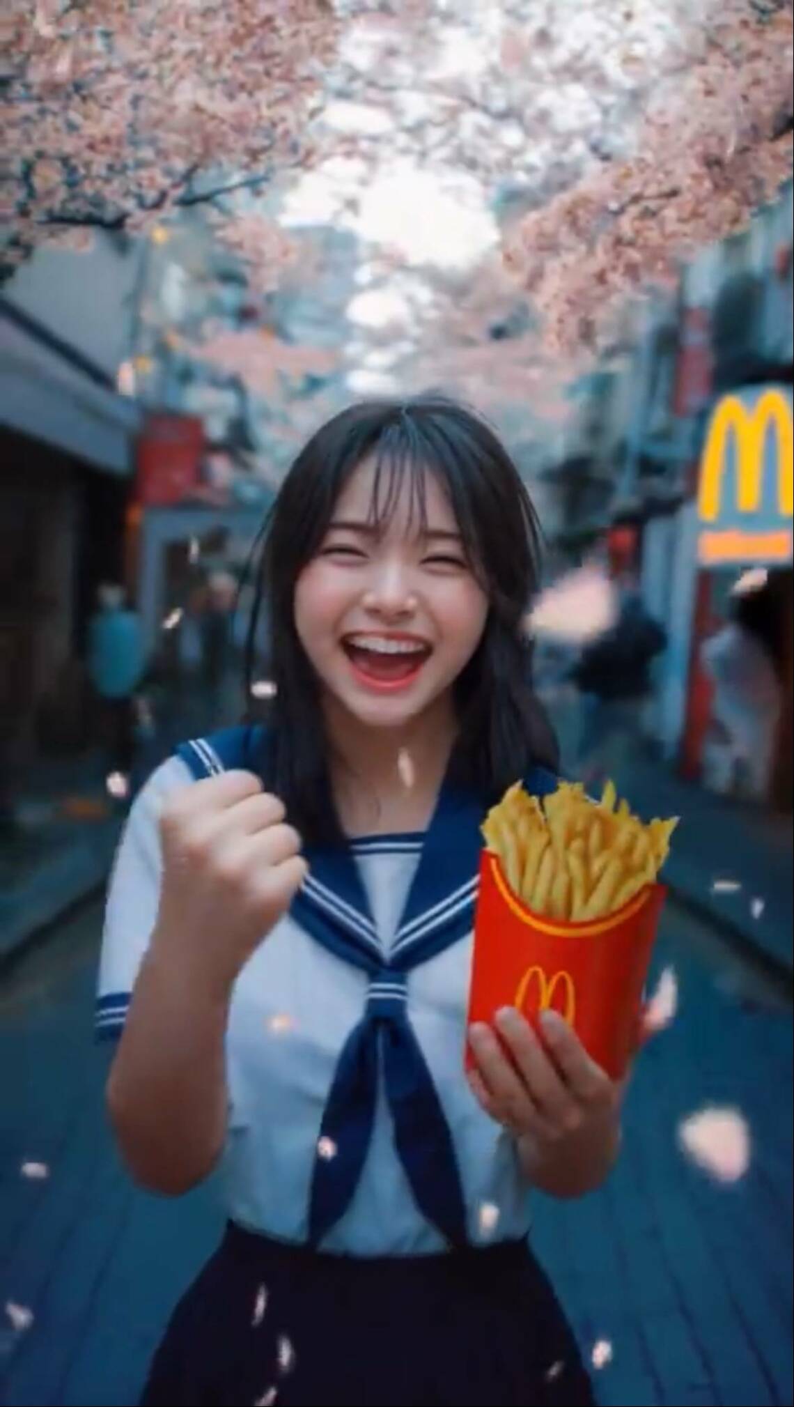 マクドナルドのAI広告