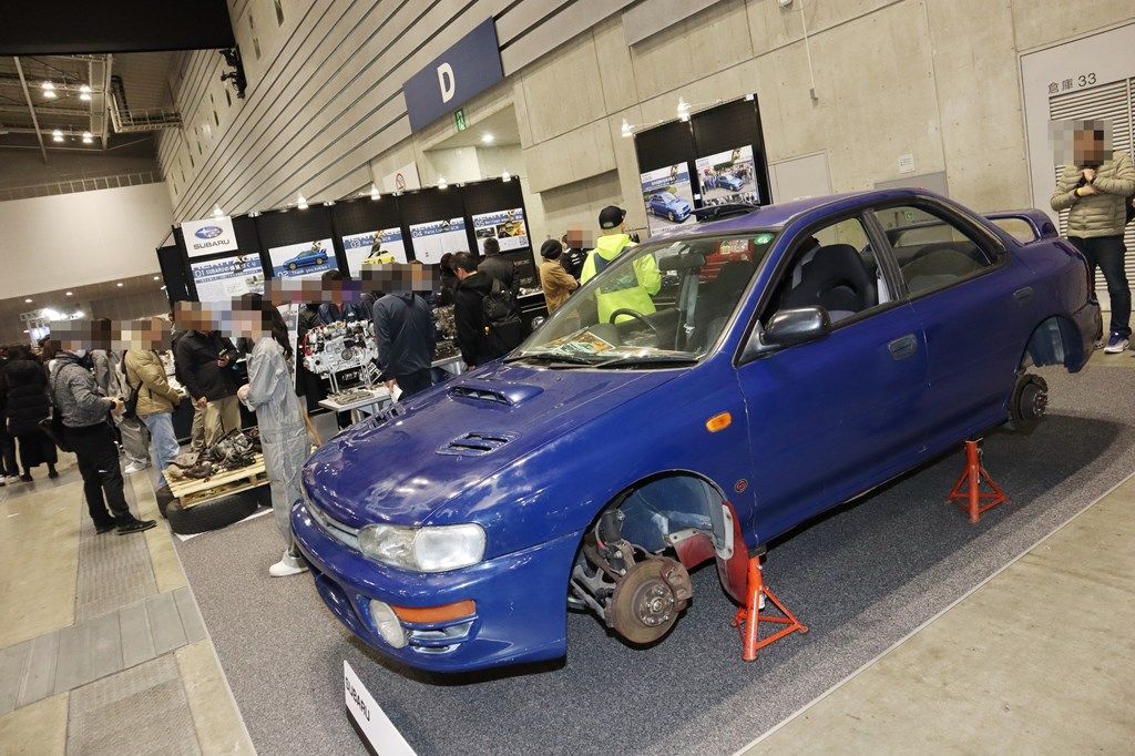 ノスタルジック2デイズ2026で新サービス「スバル ヘリテージサービス」をプロモーションしたスバル（写真：筆者撮影）