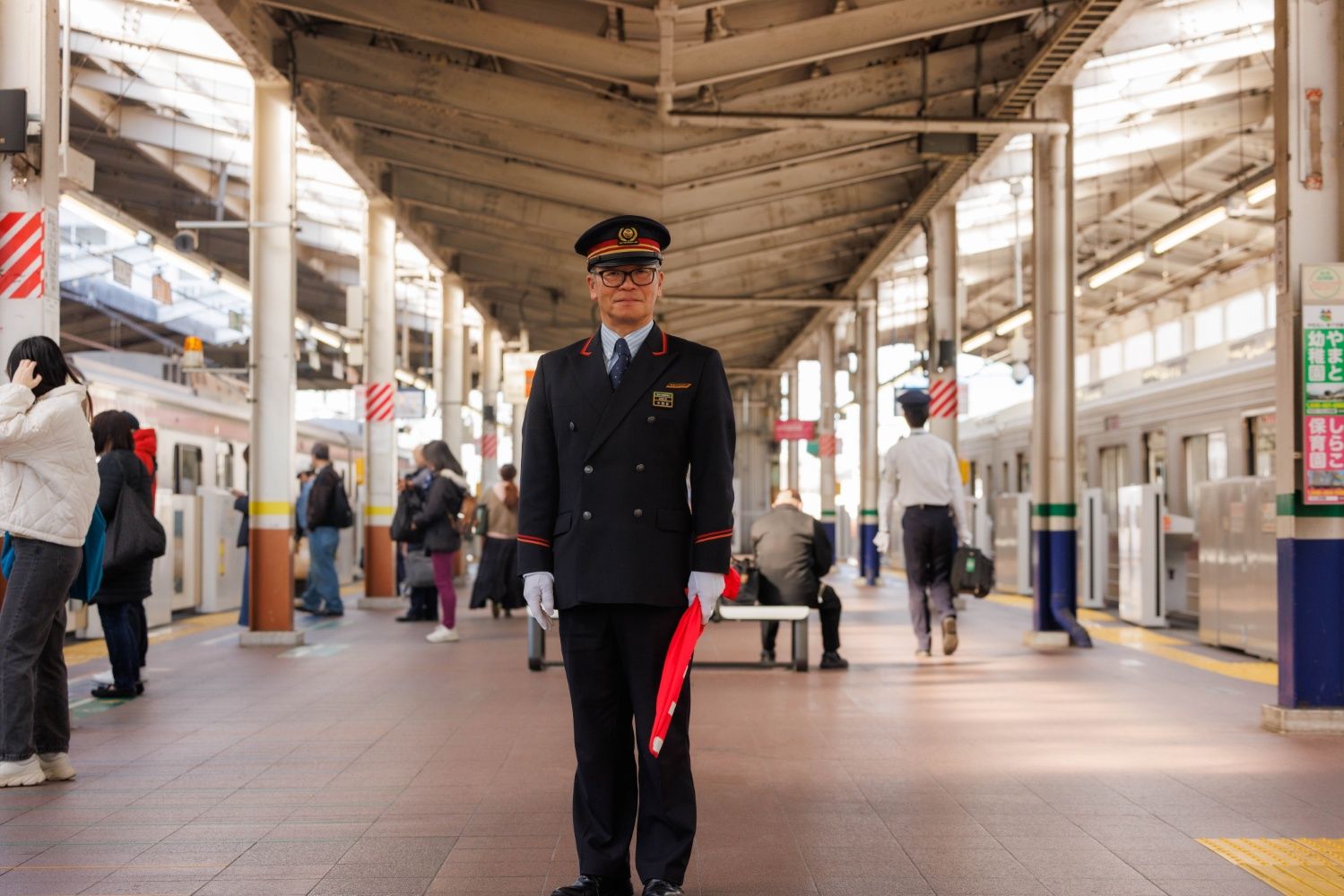 東武鉄道　中野目浩伸和光市駅長