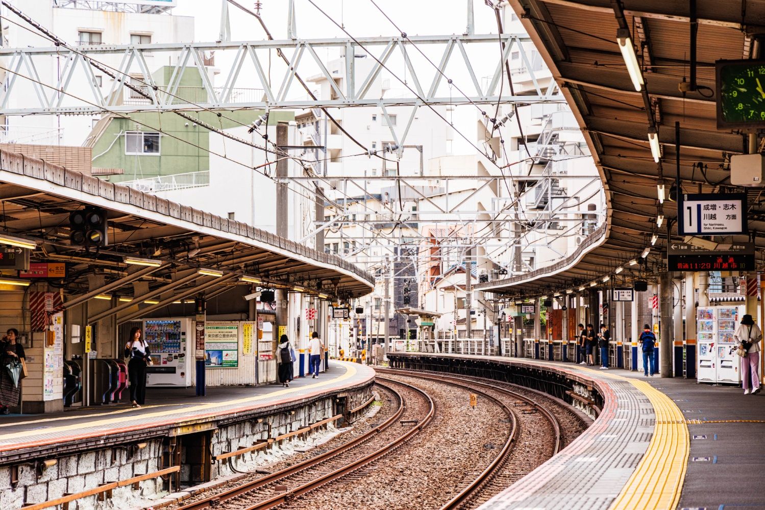 東武東上線　大山駅　ホーム