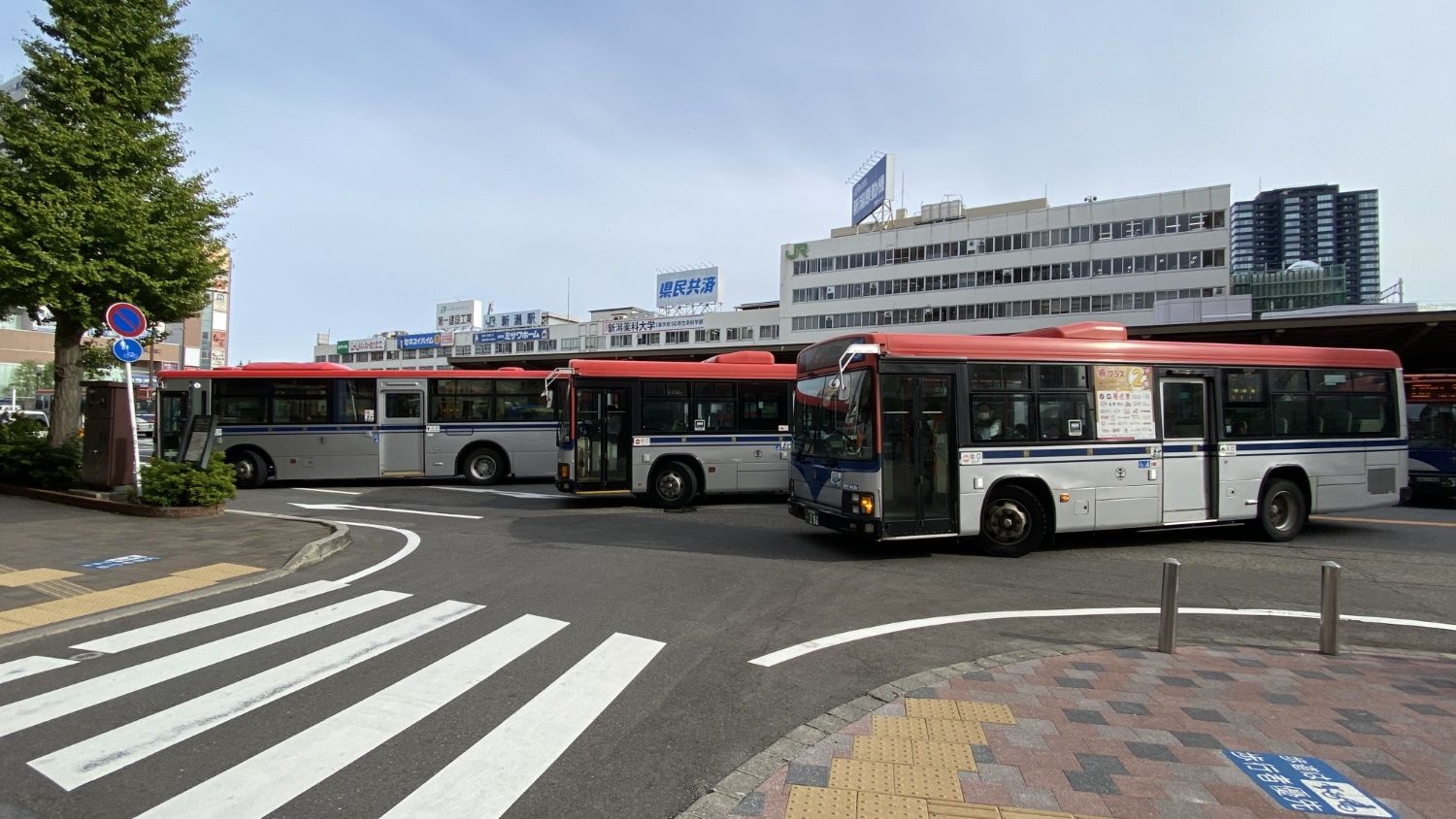 新潟駅　万代口バスターミナル