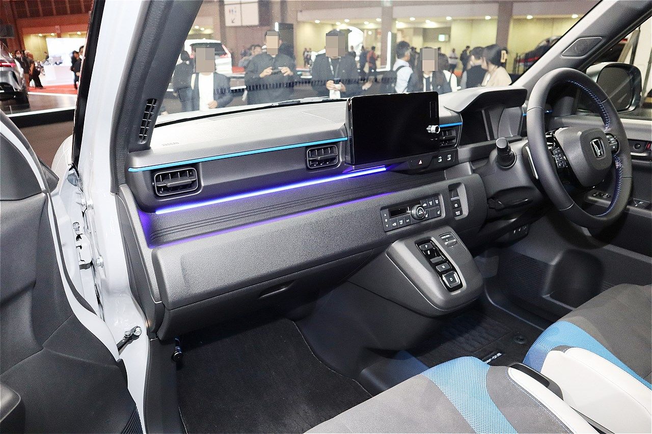 世界初公開、ホンダの小型EV「Super-ONE Prototype」（筆者撮影）