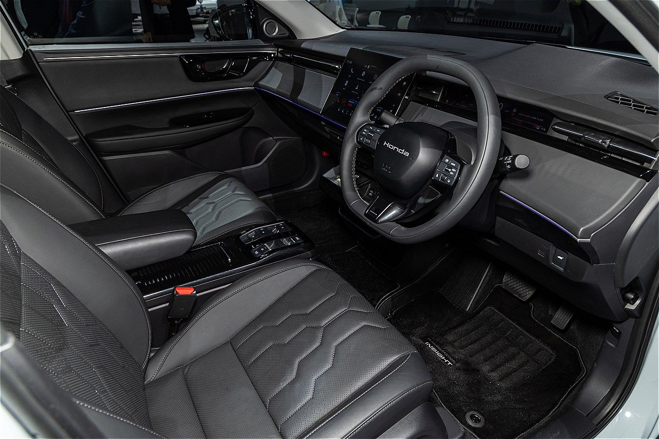 ホンダが2026年春発売を予定している新型BEV「インサイト」（写真：三木 宏章）