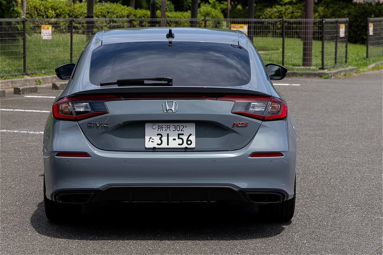 日本仕様のホンダ「シビックRS」（写真：筆者撮影）