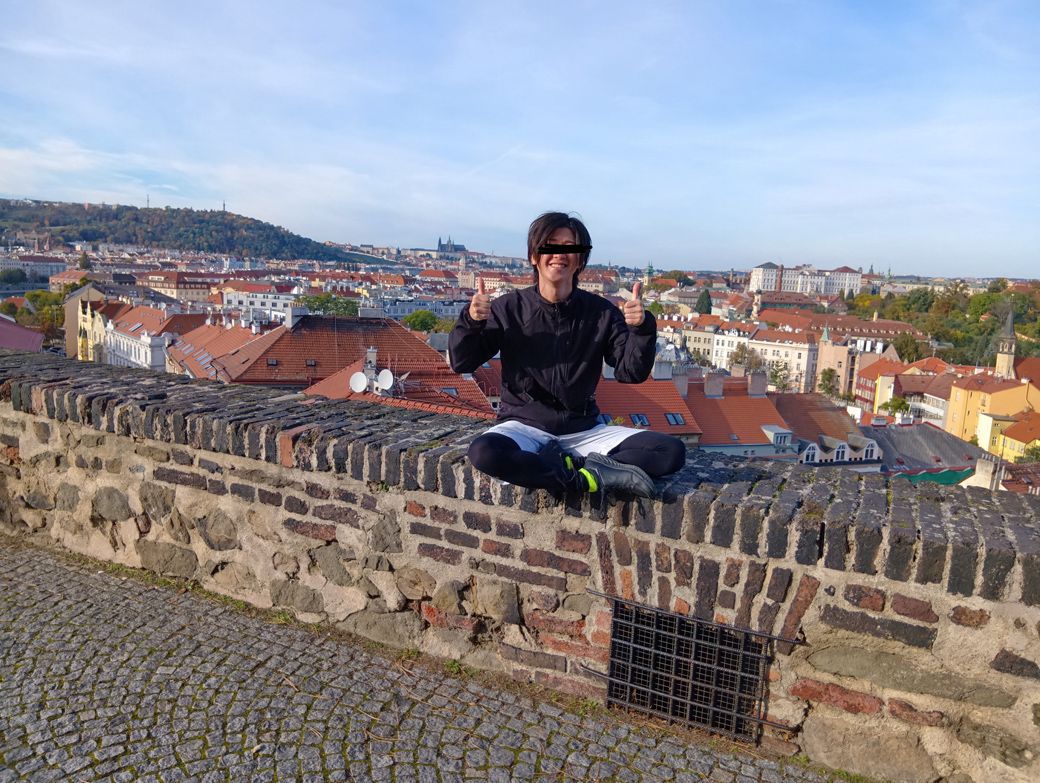 2025年10月のチェコ・プラハ。最低気温は0℃だった（筆者撮影）