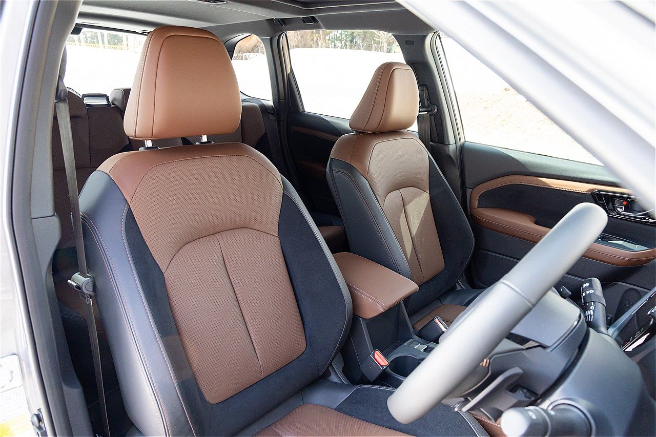 スバル「フォレスター」雪上試乗会の様子（写真：三木 宏章）