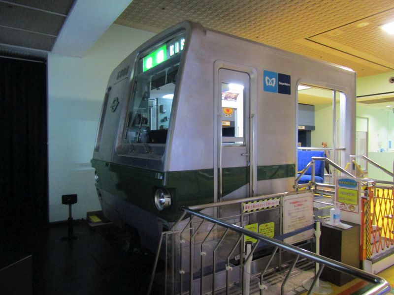 地下鉄博物館_6000系運転シミュレータ（筆者撮影）