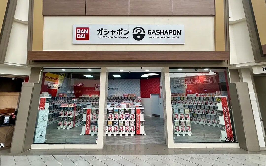 2025年5月「GASHAPON BANDAI Official Shop US North East Mall」の外観