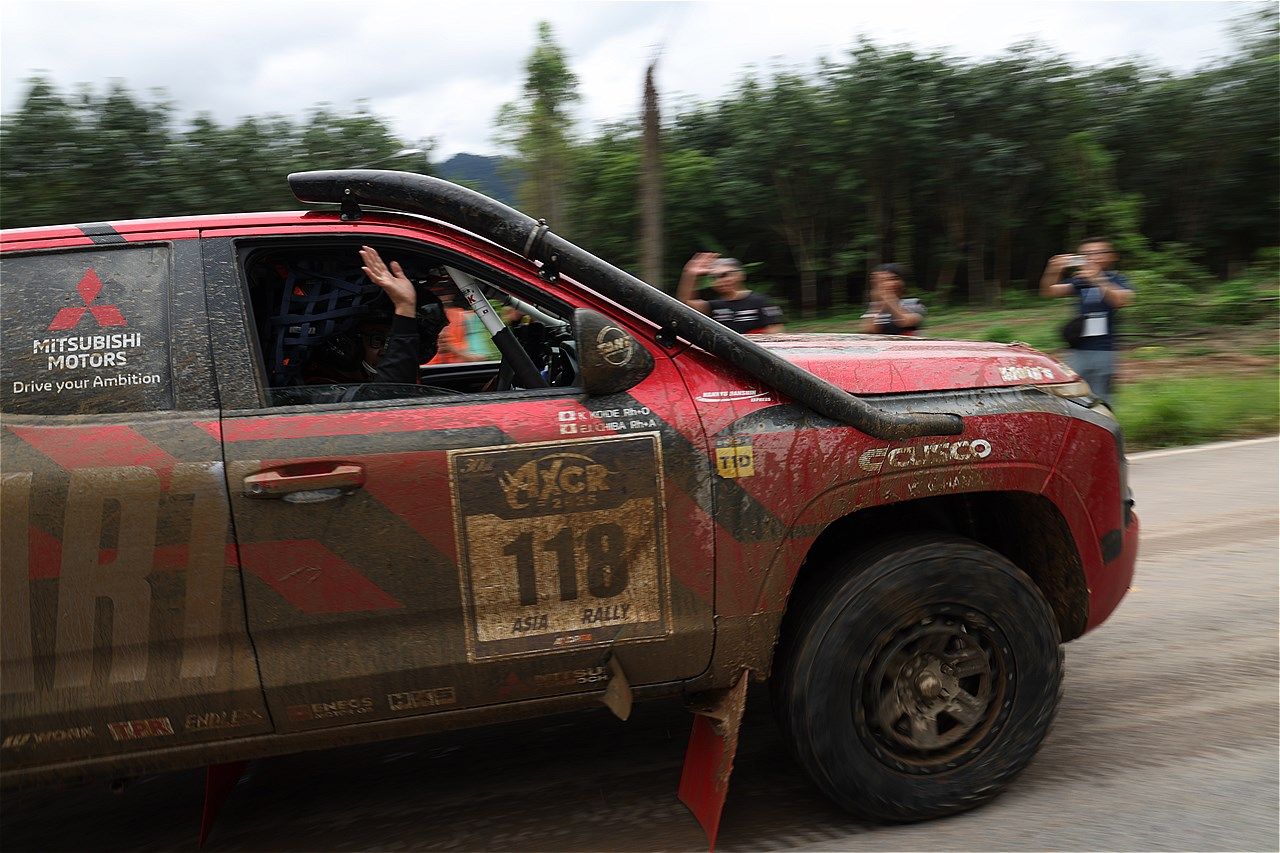 アジアンクロスカントリーラリー2025とチーム三菱ラリーアートの様子（写真：三木 宏章）