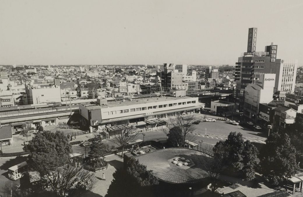 浦和駅西口（写真：1989年02月14日、高橋孫一郎撮影）