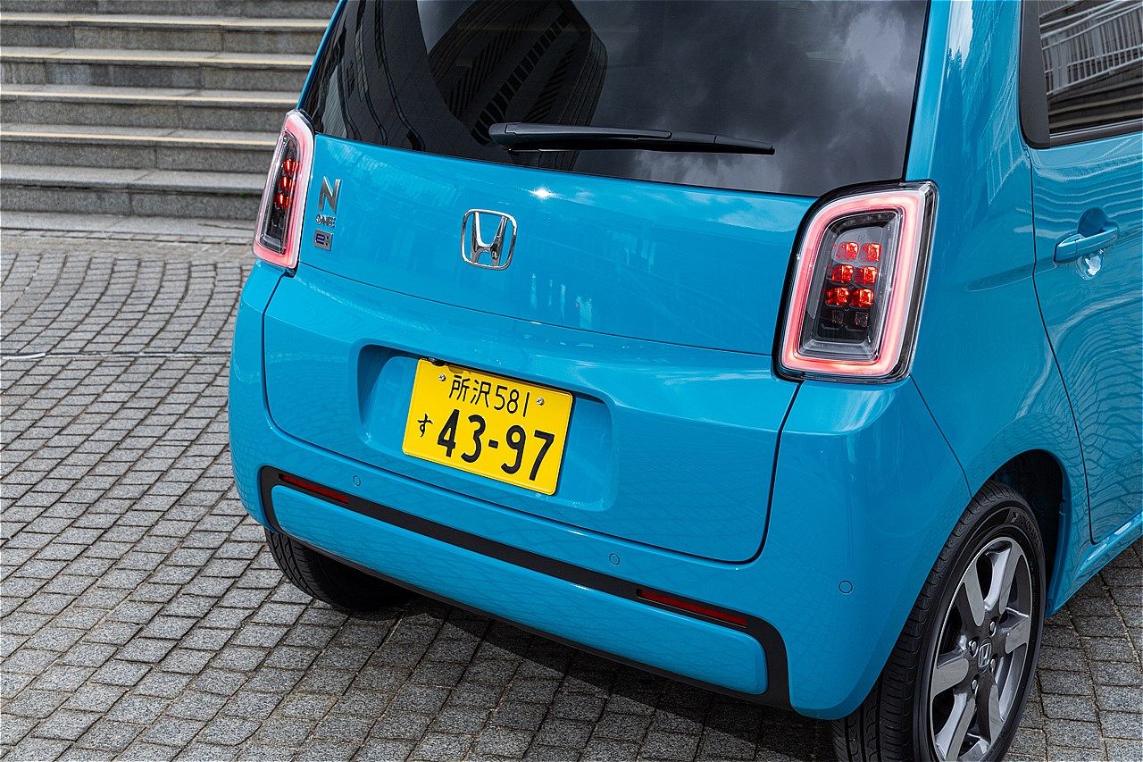 ホンダの軽乗用車クラスBEV「N-ONE e:」（写真：三木 宏章）