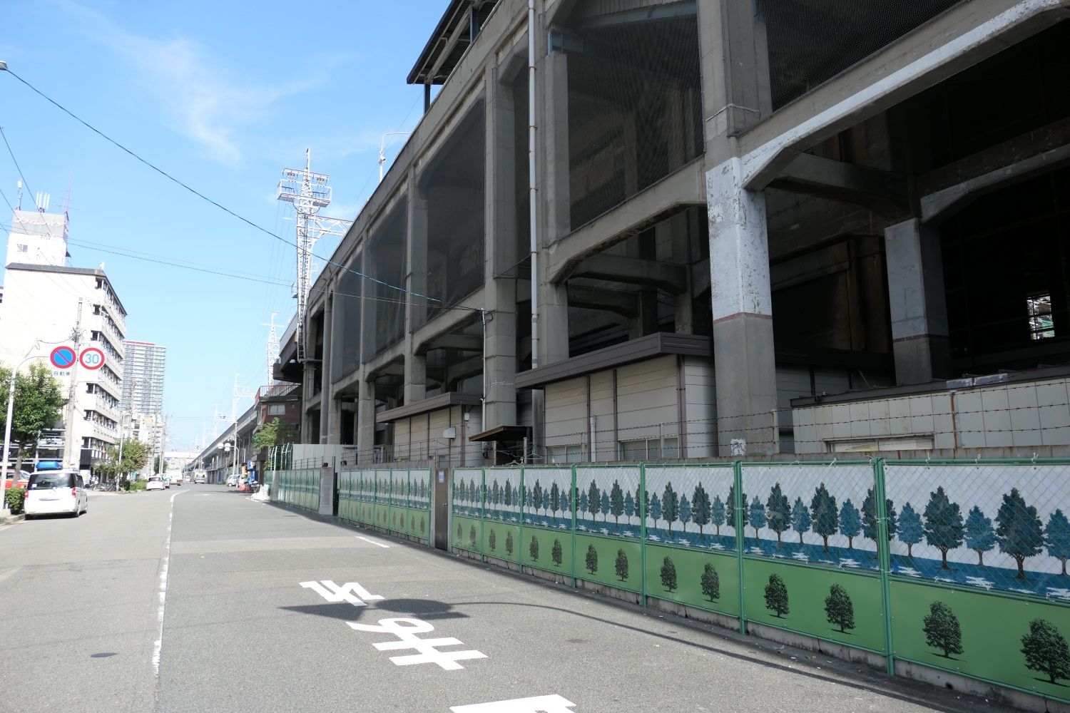 南海新今宮駅の高架