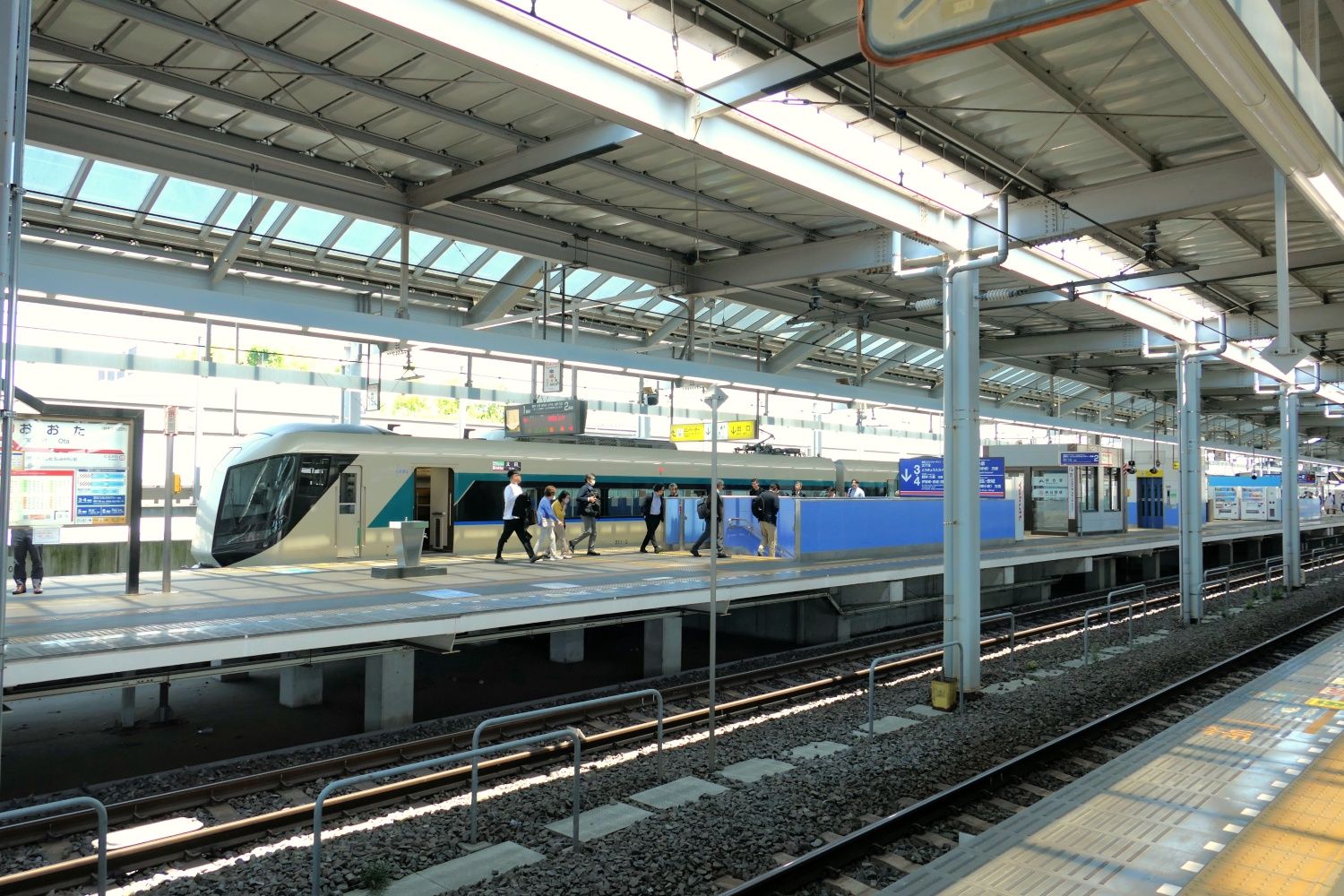 東武鉄道　太田駅　ホーム