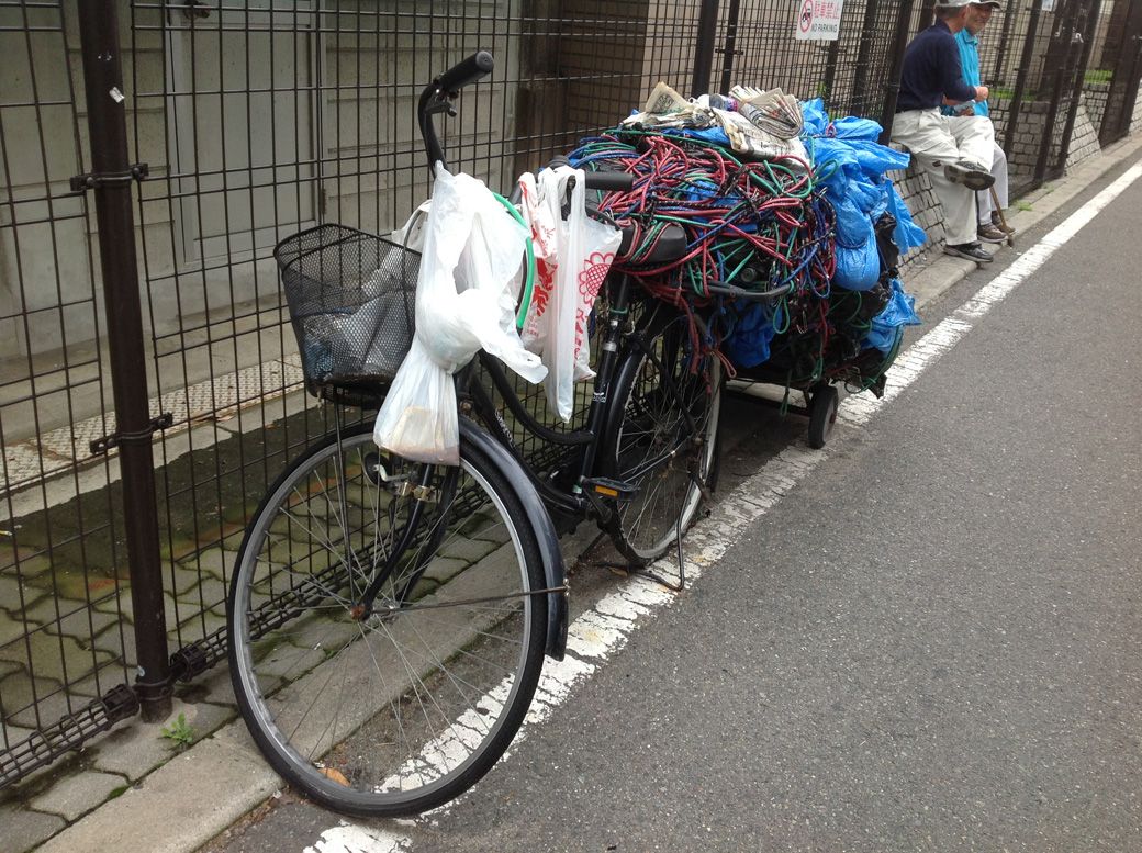 自転車（筆者撮影）