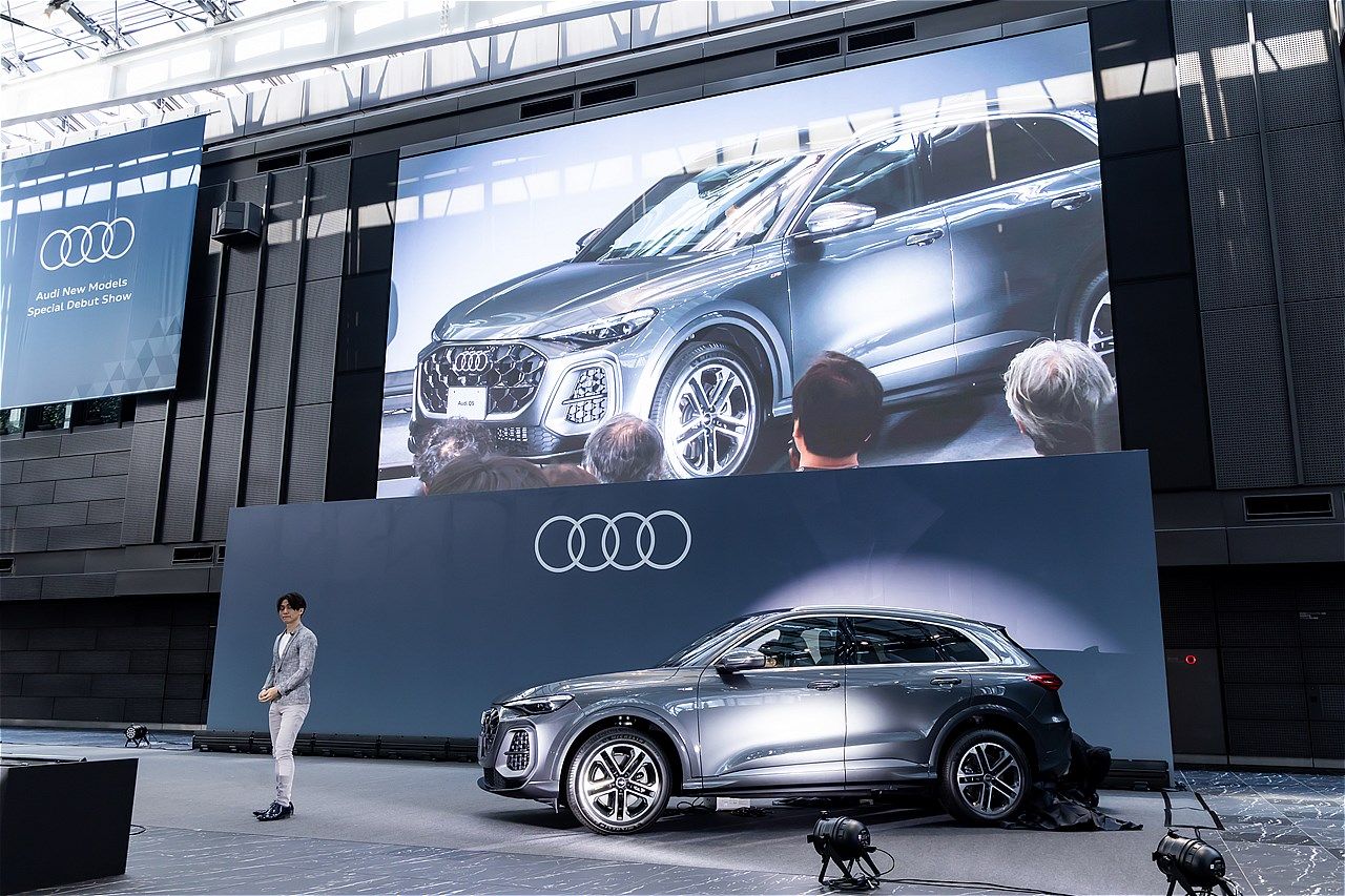 2025年7月24日に開催された「Audi New Models Special Debut Show」の様子（写真：三木 宏章）