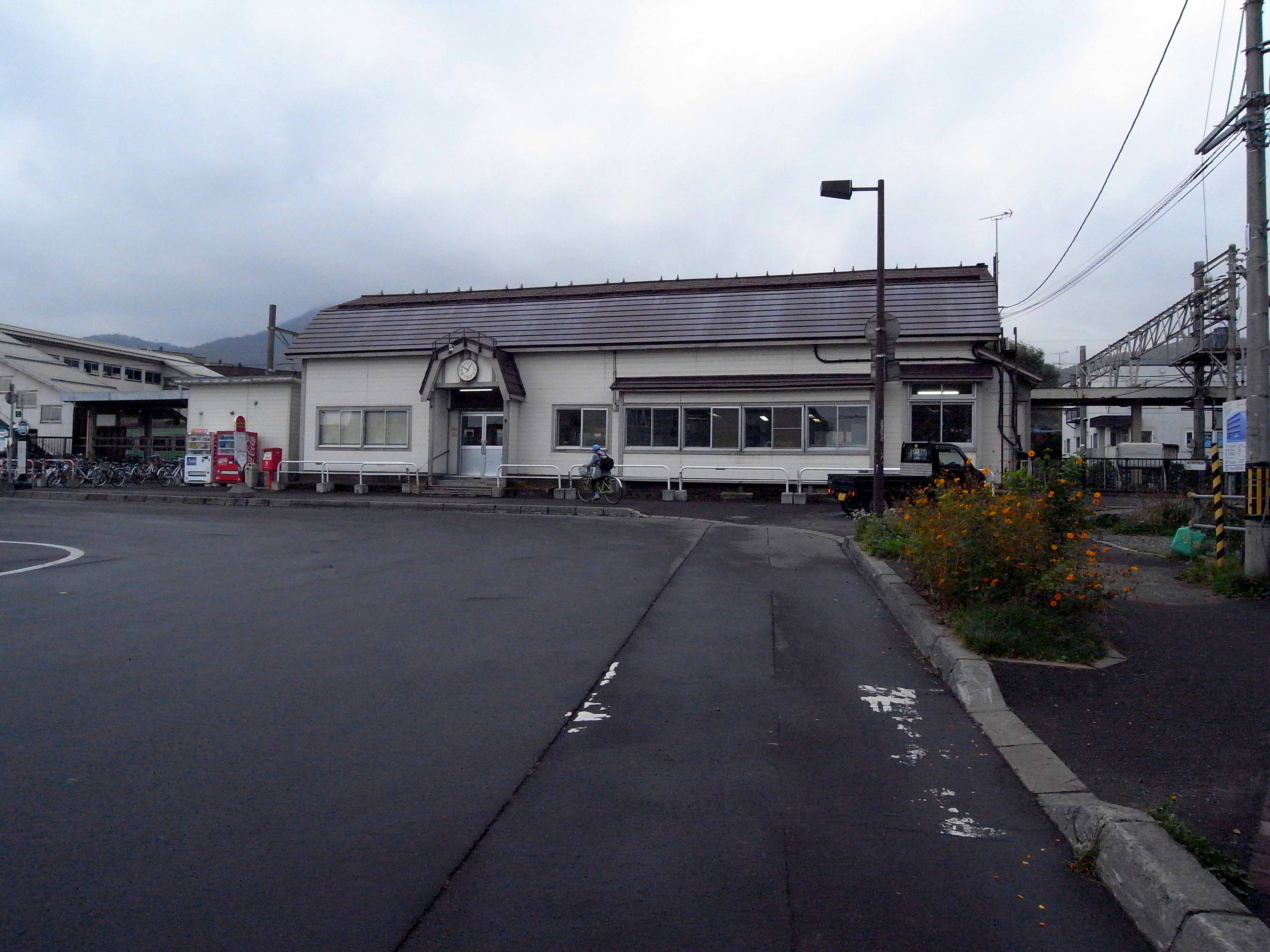 銭函駅の駅舎（撮影：南正時）