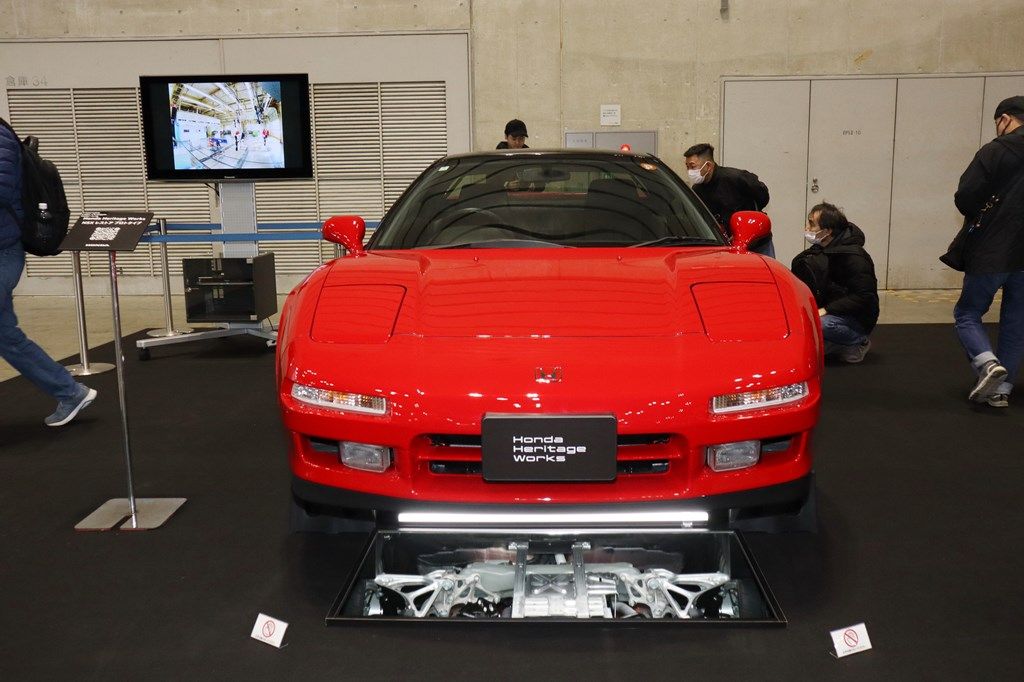 ホンダが展開する「ホンダヘリテージワークス」（写真：筆者撮影）