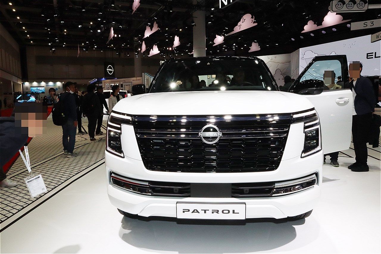 ジャパンモビリティショー2025に展示された日産の新型「パトロール」（筆者撮影）