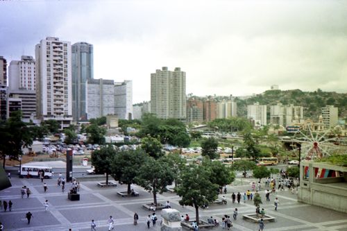 ベネゼエラの首都カラカスの中心街（1987年　筆者撮影）