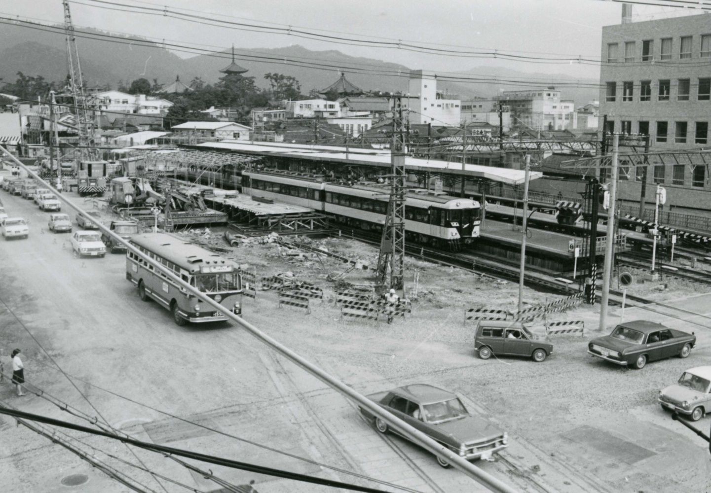 近畿日本奈良駅　1968年9月