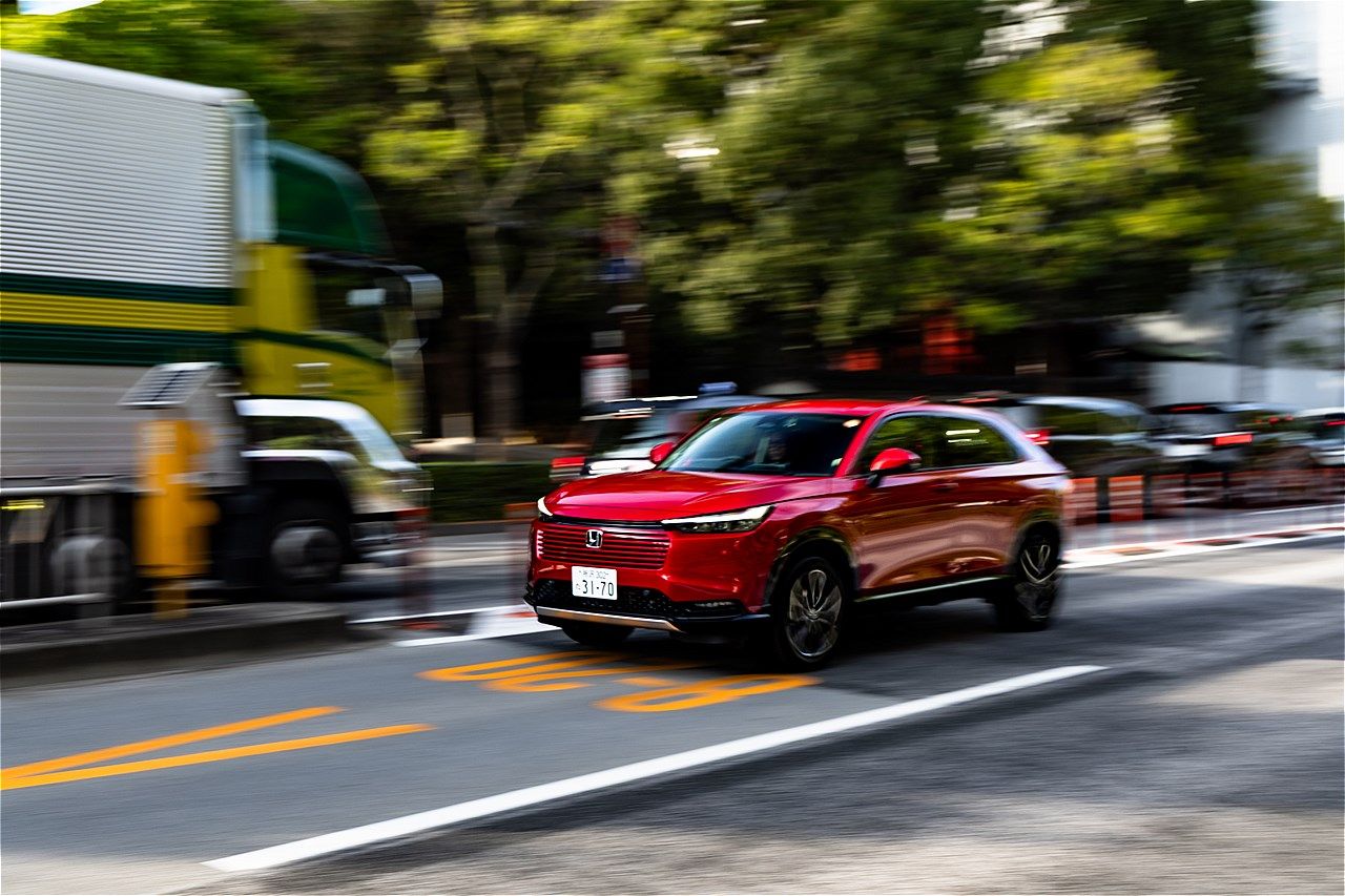 ホンダ「ヴェゼル e:HEV Z」（写真：三木 宏章）