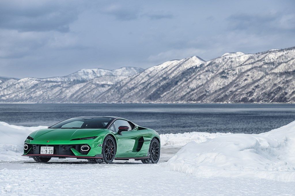 北海道で開催されたランボルギーニ「テメラリオ」「ウルスSE」試乗会の様子（写真：Lamborghini）
