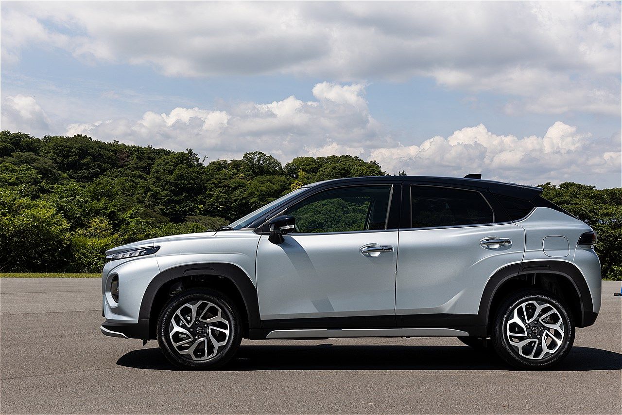 スズキ新型SUV「フロンクス（プロトタイプ）」のディテール（写真：三木宏章）