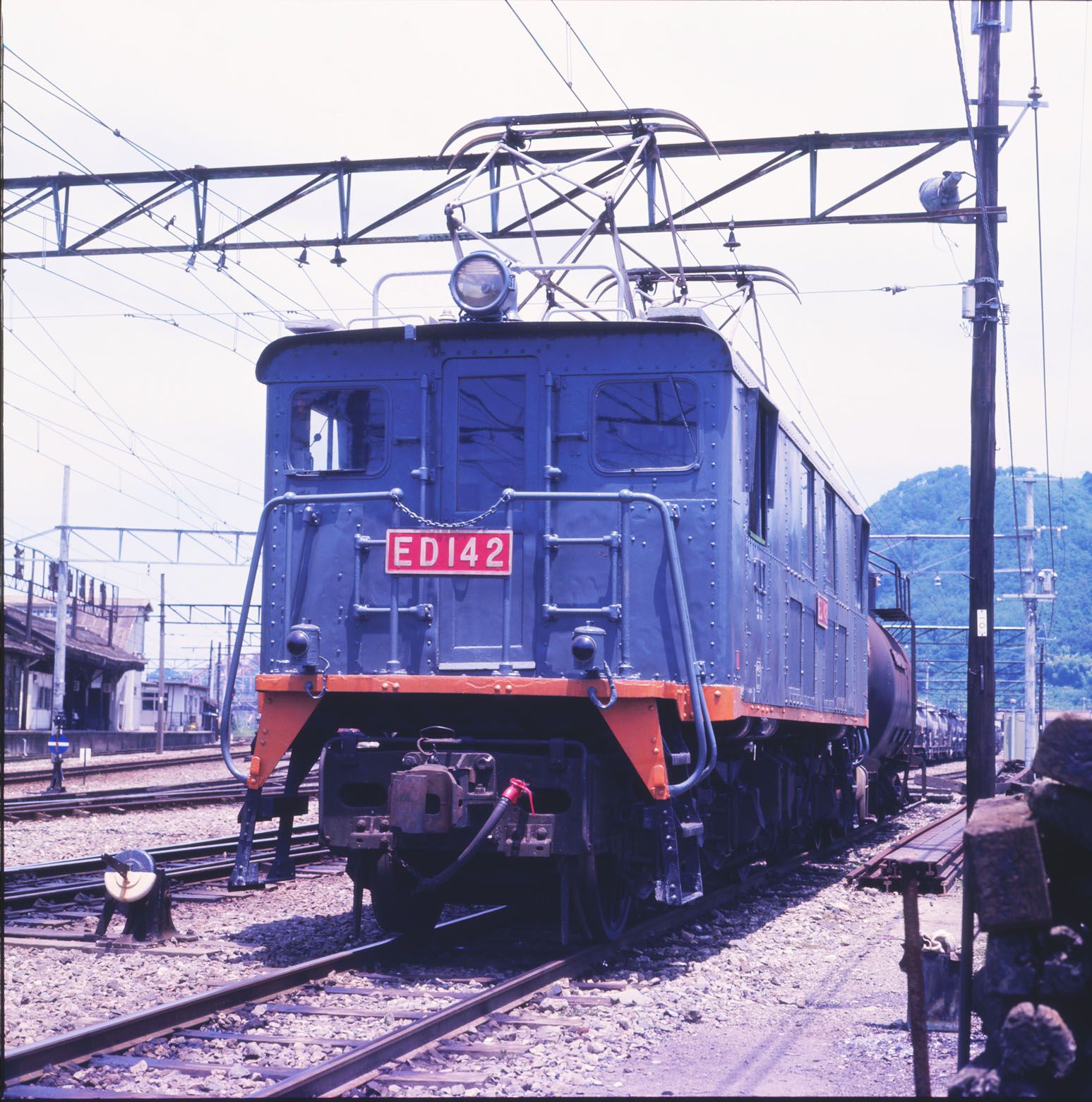 ED11形に続いて鉄道省がアメリカから輸入したED14形。近江鉄道に譲渡され活躍していたころの姿（撮影：南正時）