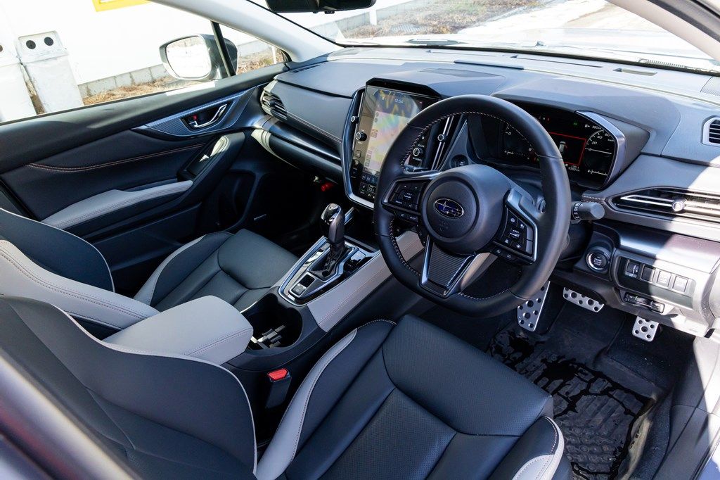 スバル「レヴォーグ レイバック」のディテール（写真：三木 宏章）