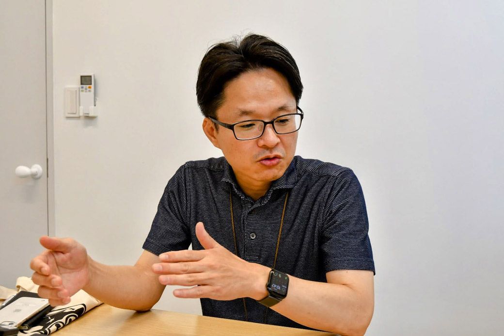 UR都市機構 密集市街地整備部 大野友平さん（筆者撮影）